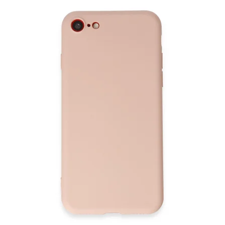 iPhone 7 Kılıf First Silikon - Pudra