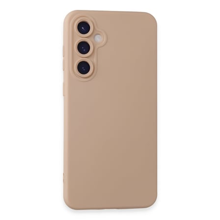 Galaxy S23 FE Kılıf Nano içi Kadife Silikon - Pudra