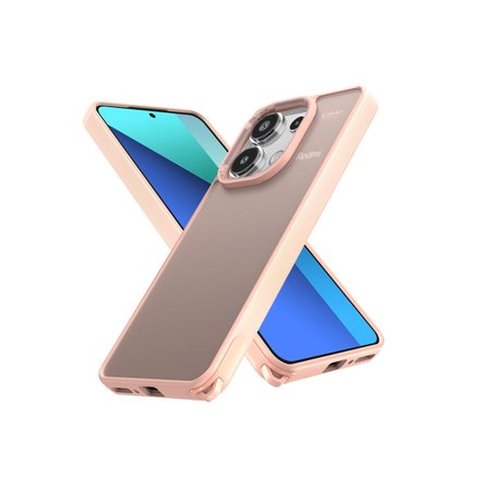 Redmi Note 13 Pro 4G Kılıf Elegant Kapak - Pudra