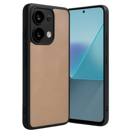 Redmi Note 13 Pro 4G Kılıf Aras Deri Kapak - Pudra