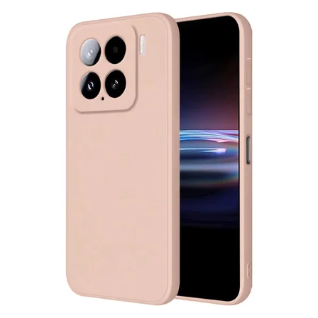 Mi 15 Pro Kılıf Nano içi Kadife Silikon - Pudra