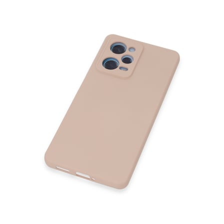 Redmi Note 12 Pro 5G Kılıf Nano içi Kadife Silikon - Pudra