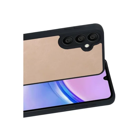 Galaxy A57 5G Aras Deri Kapak - Pudra