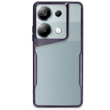 Redmi Note 13 Pro 4G Kılıf Boyi Silikon Kapak - Derin Mor