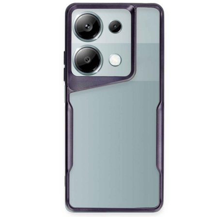 Note 13 Pro 4G Kılıf Boyi Silikon Kapak - Derin Mor