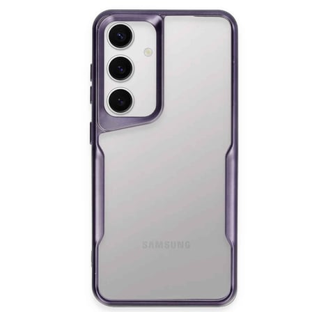 Galaxy S24 Kılıf Boyi Silikon Kapak - Derin Mor