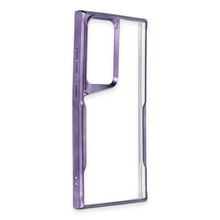 Galaxy S24 Ultra Kılıf Boyi Silikon Kapak - Derin Mor