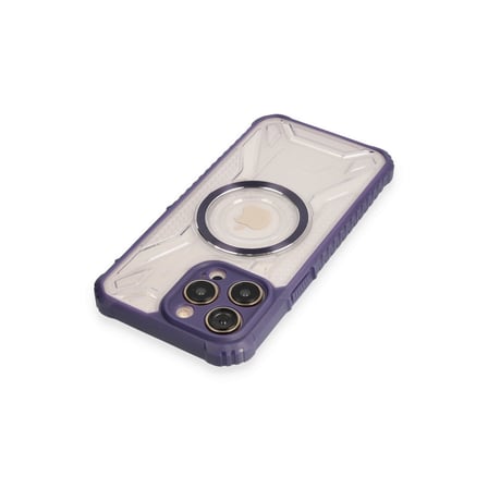 iPhone 12 Pro Kılıf Prag Magneticsafe Kapak - Derin Mor