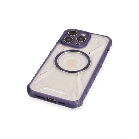 iPhone 12 Pro Kılıf Prag Magneticsafe Kapak - Derin Mor