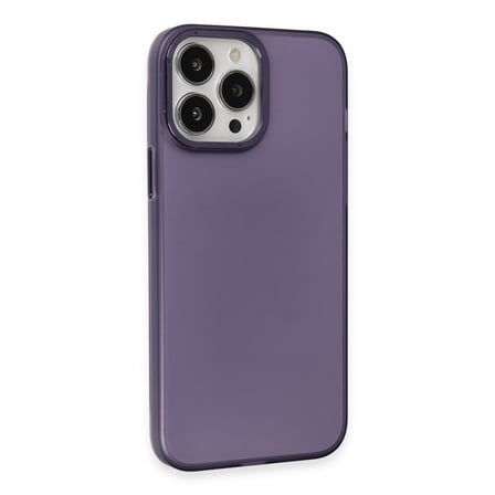 iPhone 15 Pro Max Kılıf Modos Metal Kapak - Derin Mor