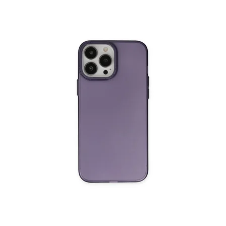 iPhone 14 Pro Max Kılıf Modos Metal Kapak - Derin Mor