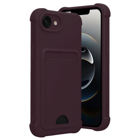 iPhone 16E Kelvin Kartvizitli Silikon - Derin Mor