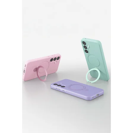 Galaxy A15 4G Regal Magsafe Standlı Kapak - Derin Mor