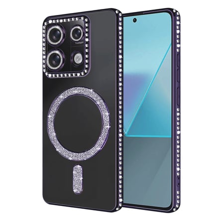 Redmi 13C Joke Simli Magneticsafe Kılıf - Derin Mor