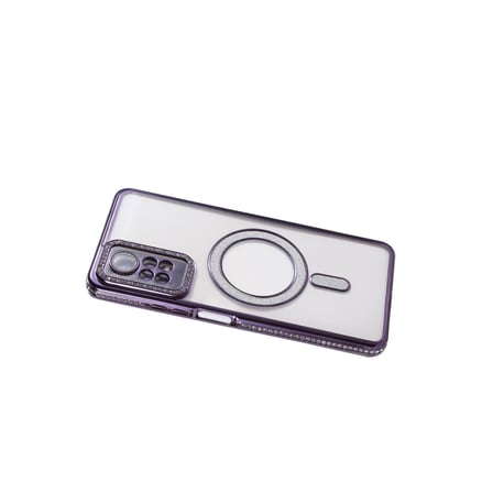 Redmi Note 12 Pro 4G Joke Simli Magneticsafe Kılıf - Derin Mor
