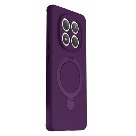 Note 15 Pro 5G Regal Magsafe Standlı Kapak - Derin Mor