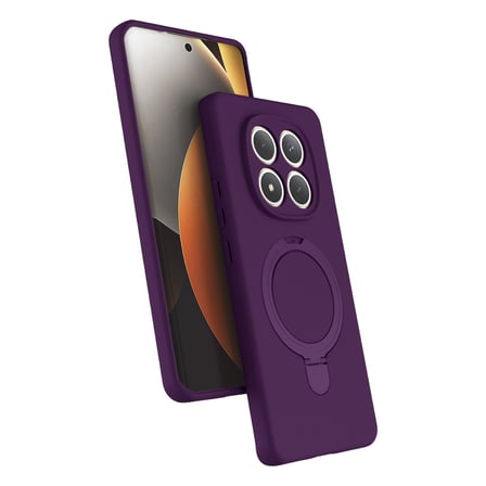 Note 15 Pro 5G Regal Magsafe Standlı Kapak - Derin Mor