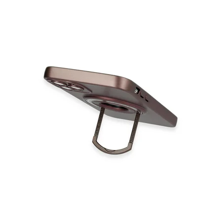 iPhone 12 Pro Kılıf Lukka Magneticsafe Kapak - Kahverengi