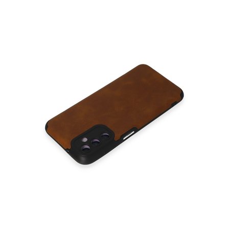 Galaxy M14 5G Kılıf Loop Deri Silikon - Kahverengi