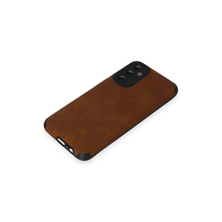 Galaxy M14 5G Kılıf Loop Deri Silikon - Kahverengi