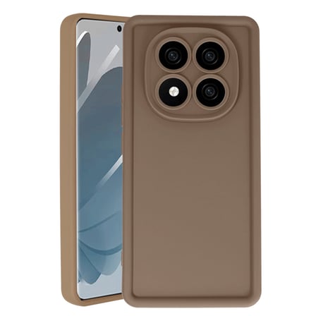 Redmi Note 14 Pro 4G Kılıf Viera Silikon - Kahverengi