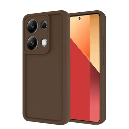 Redmi Note 13 Pro 4G Kılıf Viera Silikon - Kahverengi