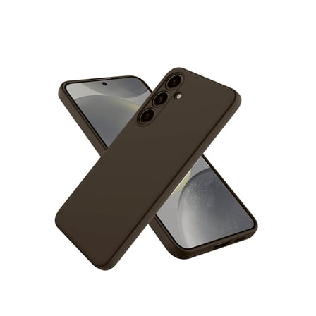 Galaxy A26 Kılıf First Silikon - Kahverengi