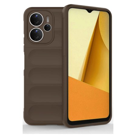 Redmi Note 14 4G Kılıf Optimum Silikon - Kahverengi