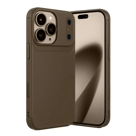 iphone 17 pro auto focus karbon kapak - kahverengi