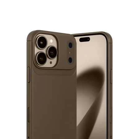 iphone 17 pro auto focus karbon kapak - kahverengi