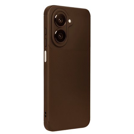 Galaxy A07 4G Auto Focus Karbon Kapak - Kahverengi