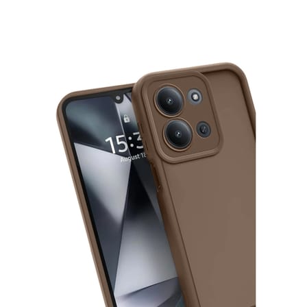 Redmi 15C 4G Viera Silikon - Kahverengi