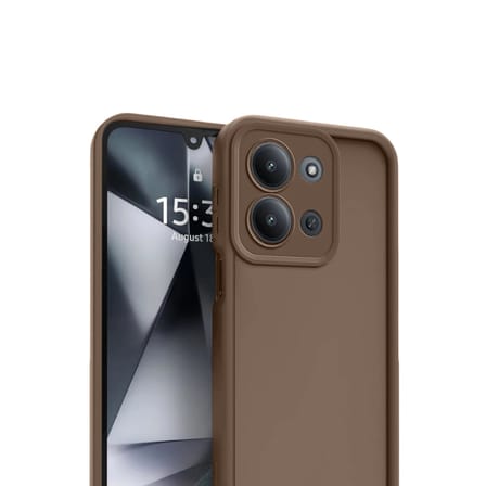 Redmi 15C 4G Viera Silikon - Kahverengi