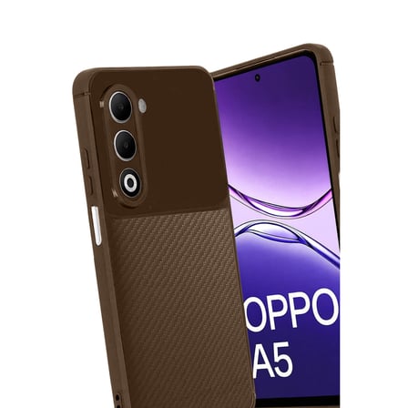 A5 4G Auto Focus Karbon Kapak - Kahverengi