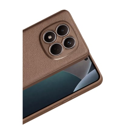 Note 15 Pro 5G Thermax Silikon Kılıf - Kahverengi
