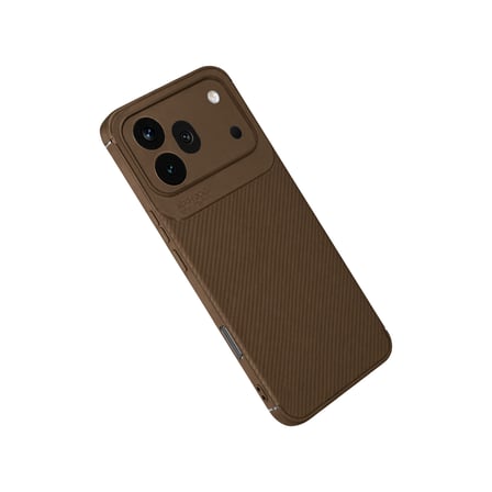 600 Pro Auto Focus Karbon Kapak - Kahverengi