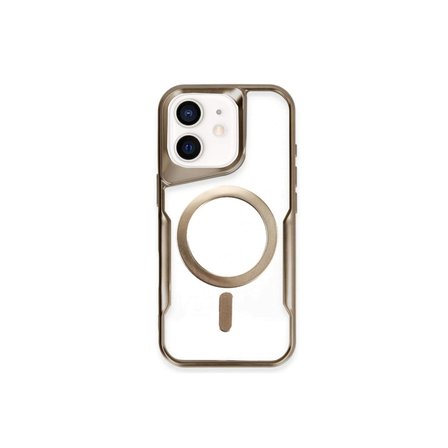 iPhone 11 Kılıf Boyi Magsafe Silikon Kapak - Çöl Titanyum
