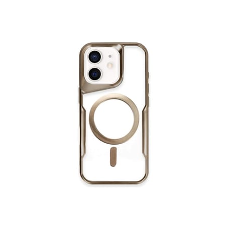 iPhone 11 Kılıf Boyi Magsafe Silikon Kapak - Çöl Titanyum