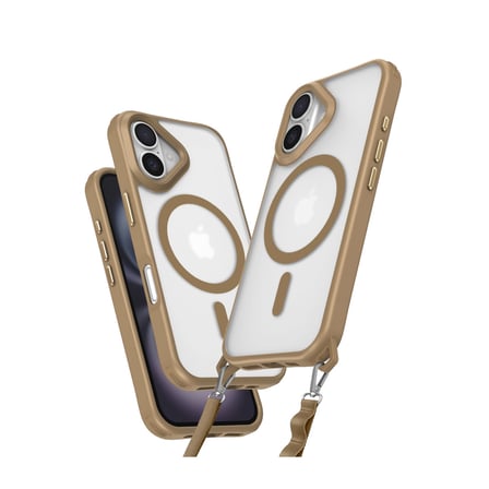 iPhone 16 Kılıf Enka Magsafe Silikon Kılıf - Desert