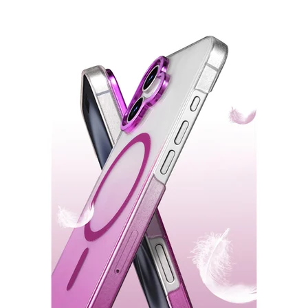 iPhone 16 Plus Glossy Magsafe Kapak - Çöl Titanyum