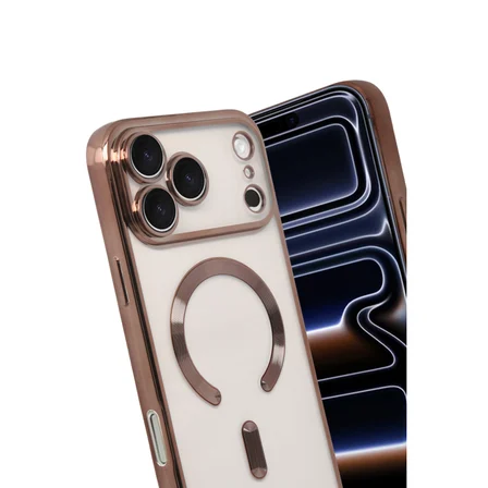 iPhone 17 Pro Kross Magneticsafe Kapak - Çöl Titanyum