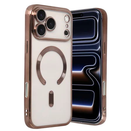iPhone 17 Pro Kross Magneticsafe Kapak - Çöl Titanyum