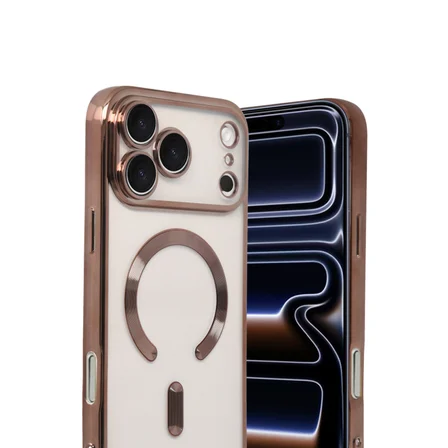 iPhone 17 Pro Kross Magneticsafe Kapak - Çöl Titanyum