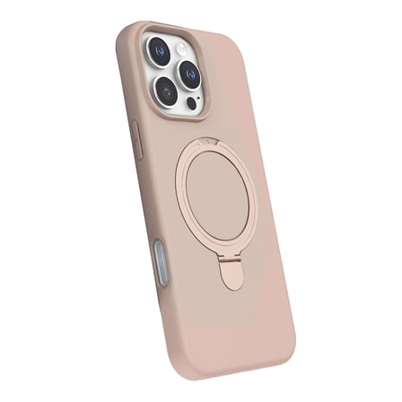 iPhone 16 Pro Max Regal Magsafe Standlı Kapak - Çöl Titanyum