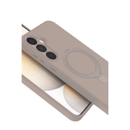 Galaxy A55 5G Regal Magsafe Standlı Kapak - Çöl Titanyum