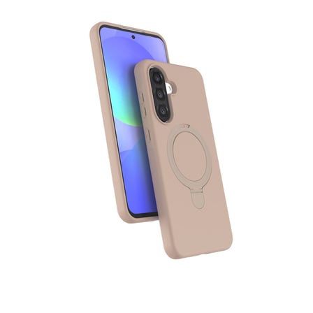 Galaxy A26 Regal Magsafe Standlı Kapak - Çöl Titanyum
