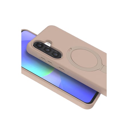 Galaxy A56 Regal Magsafe Standlı Kapak - Çöl Titanyum