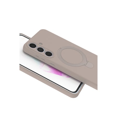 Galaxy S25 FE Regal Magsafe Standlı Kapak - Çöl Titanyum