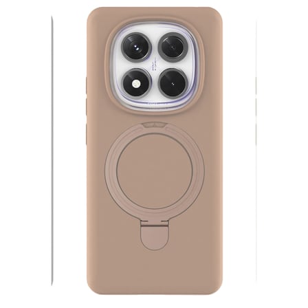 Xiaomi Redmi Note 14 Pro 4G Uyumlu Regal Magsafe Standlı Kapak - Çöl Titanyum