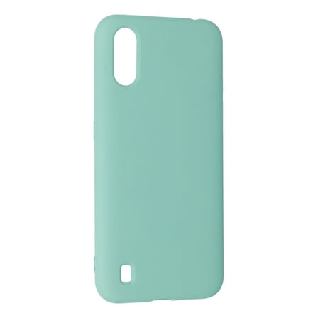 Galaxy A01 Kılıf Nano içi Kadife Silikon - Turkuaz